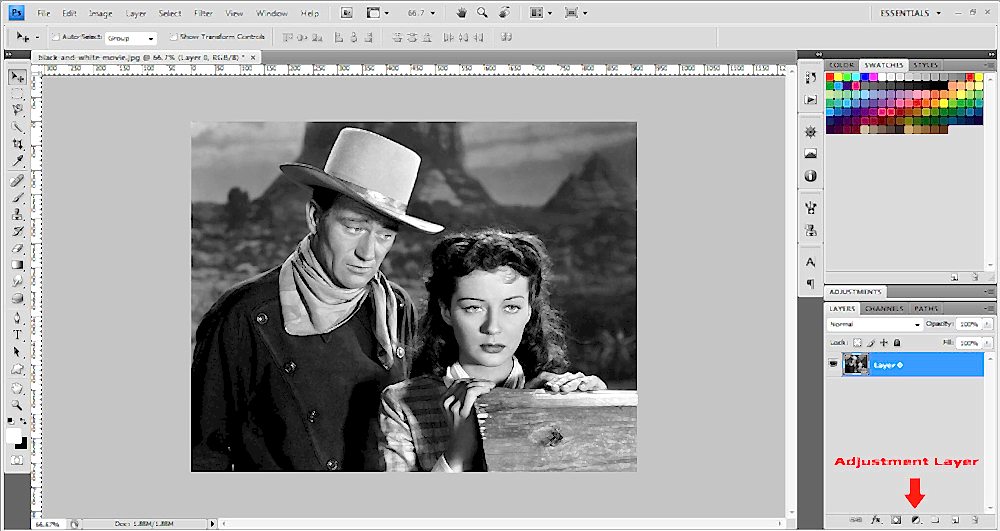 Photoshop ile Siyah Beyaz / Renklendirme