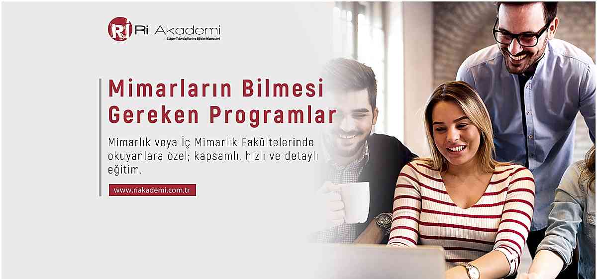 Mimarların Bilmesi Gereken Programlar Eğitimi.