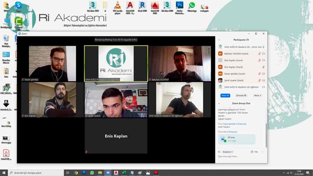 Ri Akademi eğitimlerine CANLI YAYIN`larla devam ediyor.